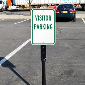 img 2 attached to Visitor Parking Sign SmartSign Aluminum