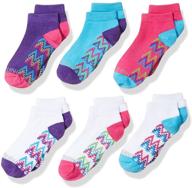 🧦 fruit of the loom girls' 6-pack low-cut socks logo