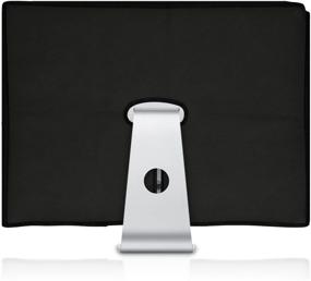 img 3 attached to 🖥️ kwmobile Computer Monitor Cover for Apple iMac 27" / iMac Pro 27" - Don't Touch My Mac White/Black: Ultimate Protection