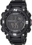 ⌚ armitron sport men's digital chronograph watch with resin strap, model 40/8284 logo