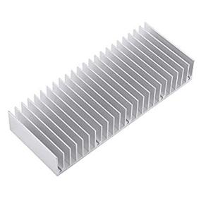 img 3 attached to 🔥 Heatsink Module Cooler Fin for High Power Amplifier Transistor Semiconductor Devices - Aluminum Heat Sink with Dense 24 pcs Fins - Size: 5.9"x 2.3"x 0.98" (1pc) / 150 mm (L) x 59mm (W) x 25mm (H)