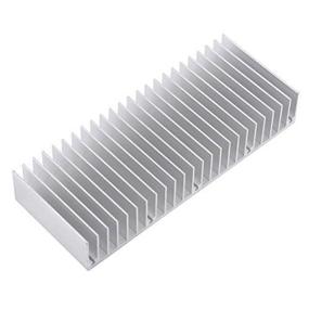 img 4 attached to 🔥 Heatsink Module Cooler Fin for High Power Amplifier Transistor Semiconductor Devices - Aluminum Heat Sink with Dense 24 pcs Fins - Size: 5.9"x 2.3"x 0.98" (1pc) / 150 mm (L) x 59mm (W) x 25mm (H)