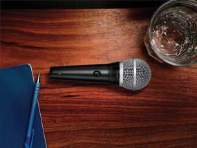 img 1 attached to 🎤 Shure PGA48-XLR Cardioid Dynamic Vocal Microphone for Spoken Word, Karaoke | On/Off Switch, 3-pin XLR Connector, 15ft XLR Cable, Stand Adapter, Zipper Pouch