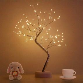 img 4 attached to 🌳 Bonsai Tree Light: Aesthetic Room Decor with Warm White LED, Perfect for Living Room, House, Weddings, Christmas & More