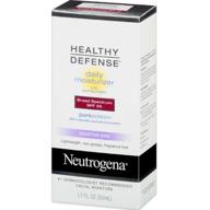 🧴 neutrogena healthy defense spf 50 moisturizer for sensitive skin, mineral sunscreen with zinc dioxide & titanium dioxide, oil-free & fragrance-free, 1.7 fl. oz (pack of 2) logo