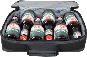 img 2 attached to 🍺 ZeeCoolers Slim Cooler: Stay Slim, Stay Chill - 10-Can, 6-Bottle Capacity, 6+ Hours of Refreshing Coldness - Ideal for Hiding Beer and Wine