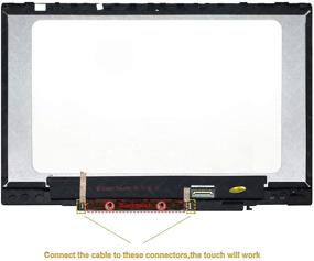 img 2 attached to 🖥️ LCDOLED 14-inch IPS FHD LCD Touch Screen Assembly Bezel for HP Pavilion x360 14m-cd0000 14-cd0011nr 14m-cd0001dx 14m-cd0003dx 14m-cd0005dx 14m-cd0006dx with Board (1920x1080 Resolution)