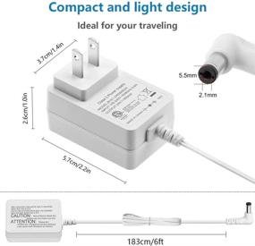 img 3 attached to Источник питания SHNITPWR 24V 650мА адаптер для диффузора эфирных масел и увлажнителя - эффективный преобразователь переменного тока в постоянный ток с кабелем питания длиной 6 футов.