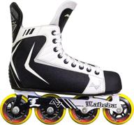 🏒 enhance your game with alkali rpd lite senior adult inline roller hockey skates logo