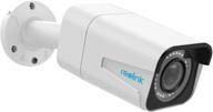 📷 reolink rlc-511 poe camera: 4x optical zoom, auto-focus, 5mp super hd, smart home compatible, ip security, ir night vision, remote access via phone app logo