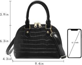 img 3 attached to Sun Kea Leather Shoulder Handbag - Women's Handbag, Wallet, and Satchel