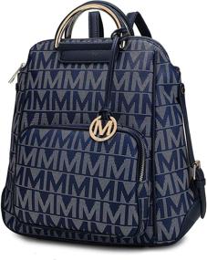 img 4 attached to 🎒 MKF Collection Signature Trendy Backpack - Women's Handbags & Wallets for Fashionable Backpacks