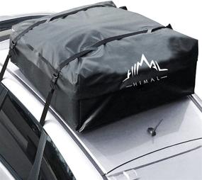 img 4 attached to Himal Car Rooftop Cargo Carrier: 15 Cubic Feet, Heavy-Duty & Waterproof Vehicle Soft-Shell Bag | 8 Straps, 2 Zippers | Ideal for All Vehicles with/without Racks