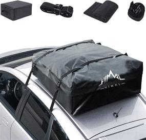 img 3 attached to Himal Car Rooftop Cargo Carrier: 15 Cubic Feet, Heavy-Duty & Waterproof Vehicle Soft-Shell Bag | 8 Straps, 2 Zippers | Ideal for All Vehicles with/without Racks