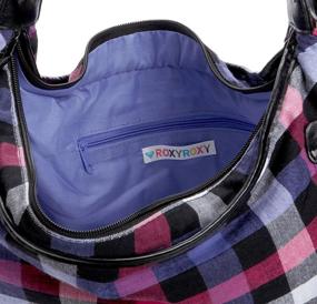 img 1 attached to Roxy Living Hobo Plum Plaid Women's Handbags & Wallets