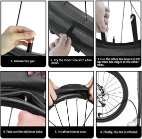 img 1 attached to 🚲 Listenman 2 Pack 18” x 1.75/1.95/2.125 Bike Inner Tube with Repair Tool Kits, Tire Levers, Round Patches, Metal Rasp | Schrader Valve Replacement Bicycle Inner Tubes