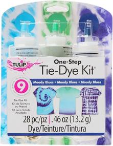 img 4 attached to 🌷 Tulip 31665 One Step Kit: Moody Blue Tie Dye - Vibrant and Easy DIY Tie Dye Experience