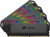 💎 корсар доминатор платинум rgb 64 гб - премиум ddr4 3466 память для настольного компьютера в черном цвете логотип