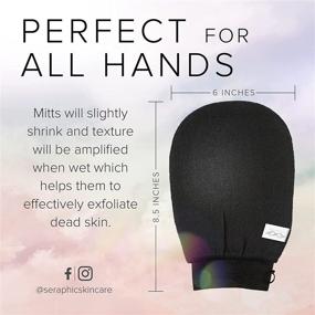 img 1 attached to Premium Exfoliating Mitts Exfoliation Microdermabrasion