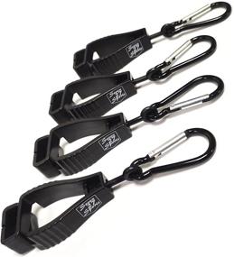 img 4 attached to 🧤 Convenient Seven27Sports 4Pc Glove Clips Carabiners: Secure Your Gloves with Ease!