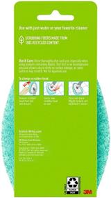 img 1 attached to 🧼 Pack of 4 Scotch-Brite Shower Scrubber Refill
