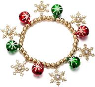 ofgot7 christmas snowflake bracelet stretch logo