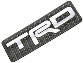 img 1 attached to 🚗 Genuine Toyota Parts: Enhance Your Ride with TRD Emblem (PTR26-17640)