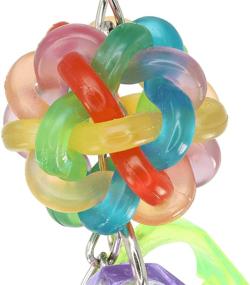 img 2 attached to Colorful Stainless Steel Pot Ring Bird Toy - Perfect for Parrots, Macaws, African Greys, Cockatoos, and Budgies