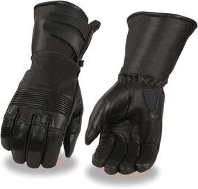 img 1 attached to Waterproof Leather Gauntlet Reflective Knuckles