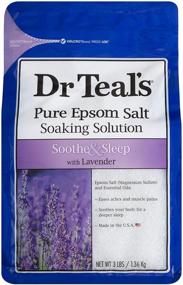 img 3 attached to 🛀 Relax and Revitalize with Dr. Teal's Eucalyptus and Lavender Epsom Salt Bath Soak - 2x3lb Bags, 6lbs Total