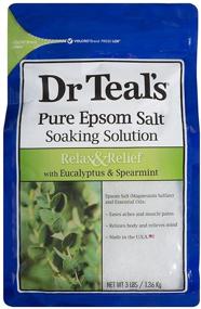 img 1 attached to 🛀 Relax and Revitalize with Dr. Teal's Eucalyptus and Lavender Epsom Salt Bath Soak - 2x3lb Bags, 6lbs Total