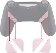 cherry blossoms pink back button replacements with enhanced design for ps4 🌸 extremerate controller dawn remap kit - compatible with k1 k2 k3 k4 paddles логотип