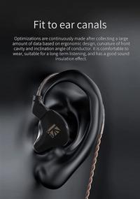 img 2 attached to KBEAR KS1 1DD HiFi In Ear Monitor Earphone, Noise Cancelling Earbuds Headphone KINBOOFI Dynamic Headset with Detachable 2-Pin Cable - White (No Mic)