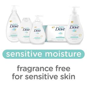 img 1 attached to 👶 Baby Dove Sensitive Moisture Lotion, Fragrance-Free, 13 oz, Pack of 3