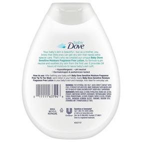 img 3 attached to 👶 Baby Dove Sensitive Moisture Lotion, Fragrance-Free, 13 oz, Pack of 3