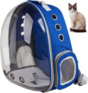 🎒 xzking transparent space capsule cat backpack carrier: airline approved dog hiking backpack for small cats and puppies - travel carrier with bubble window for outdoor adventures logo