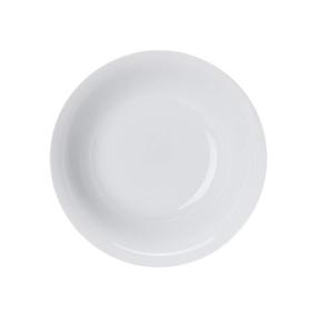 img 3 attached to 🍽️ AmazonCommercial 6 Piece White Salad Bowl Set: Contemporary Style for Elegant Dining