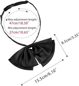 img 2 attached to Allegra Pre Tied Adjustable Neckties Neckwear Men's Accessories for Ties, Cummerbunds & Pocket Squares