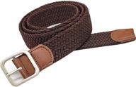 👔 elastic braided stretch woven men's belts: wyuze accessories logo