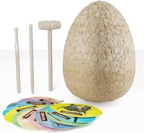img 2 attached to 🦖 Unearth the Fascination: Jumbo Dino Egg Dinosaurs Archaeology Kit