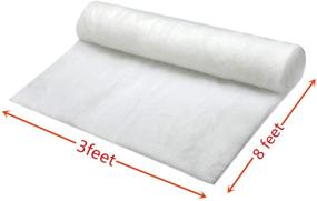 img 1 attached to ❄️ Supoice Christmas Snow Blanket Roll 3ft x 8ft: Create the Perfect Winter Wonderland with Artificial Snow Decorations!