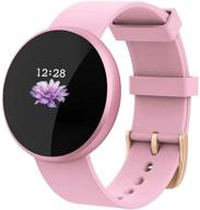 🌸 lb liebig women's smartwatch fitness tracker with heart rate monitor - compatible with android and ios phones, ip68 waterproof color screen - ideal smartwatches for women, ladies, and girls logo