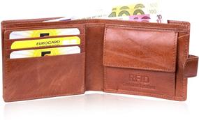 img 1 attached to 👜 Exquisite Genuine Leather Wallet with Advanced Blocking Closure: Ensuring Quality and Security