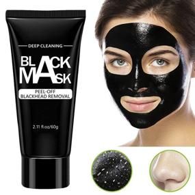 img 3 attached to VANECL Blackhead Remover Mask - Activated Charcoal Face Mask for Deep Cleansing, Pore Purifying Blackhead Mask - Peel Off Mask for Face & Nose - Suitable for All Skin Types - 60g