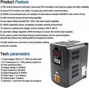 img 3 attached to 🔧 Enhanced Power Control with RATTMMOTOR Spindle Variable Frequency Inverter