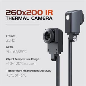 img 2 attached to 🔍 Benchtop PCB Thermal Imaging Camera: Teslong 260x200 Infrared Thermal Analyzer with Metal Bracket for Electronics Testing, PCBA Design, Laptop & Phone Repair Inspection