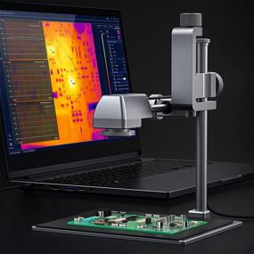 img 3 attached to 🔍 Benchtop PCB Thermal Imaging Camera: Teslong 260x200 Infrared Thermal Analyzer with Metal Bracket for Electronics Testing, PCBA Design, Laptop & Phone Repair Inspection