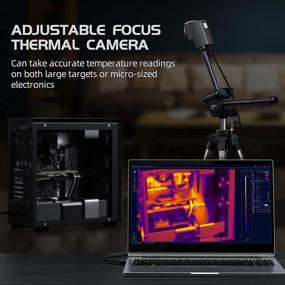 img 1 attached to 🔍 Benchtop PCB Thermal Imaging Camera: Teslong 260x200 Infrared Thermal Analyzer with Metal Bracket for Electronics Testing, PCBA Design, Laptop & Phone Repair Inspection