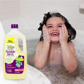 img 1 attached to 🧼 Kandoo Moisturizing Kids Bubble Bath - Shea and Cocoa Butter, Tropical Smoothie Scent - 32 fl oz