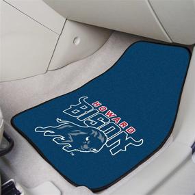 img 3 attached to 🚗 FANMATS Howard University Car Mats - 2 Piece Front Set, 18x27 Inches